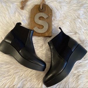 Camper Sz 41 Black Ankle Slip On Booties